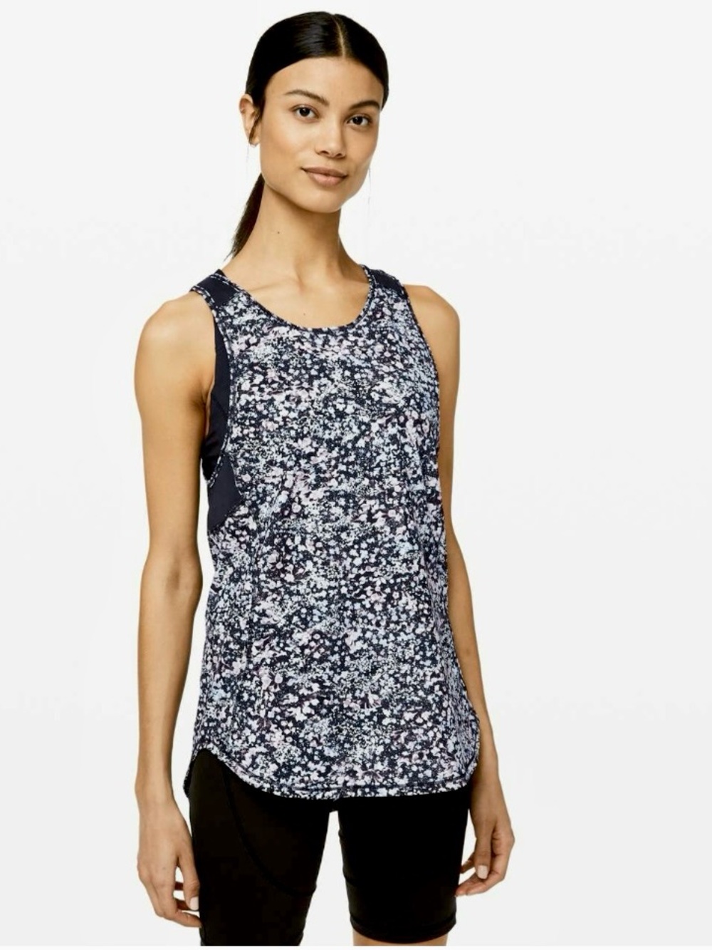 Lululemon Sculpt Tank II Floral Spritz Multicolor Floral Mesh Size 6